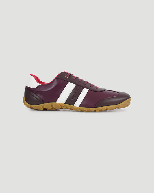 The Cadence Sneaker in Burgundy