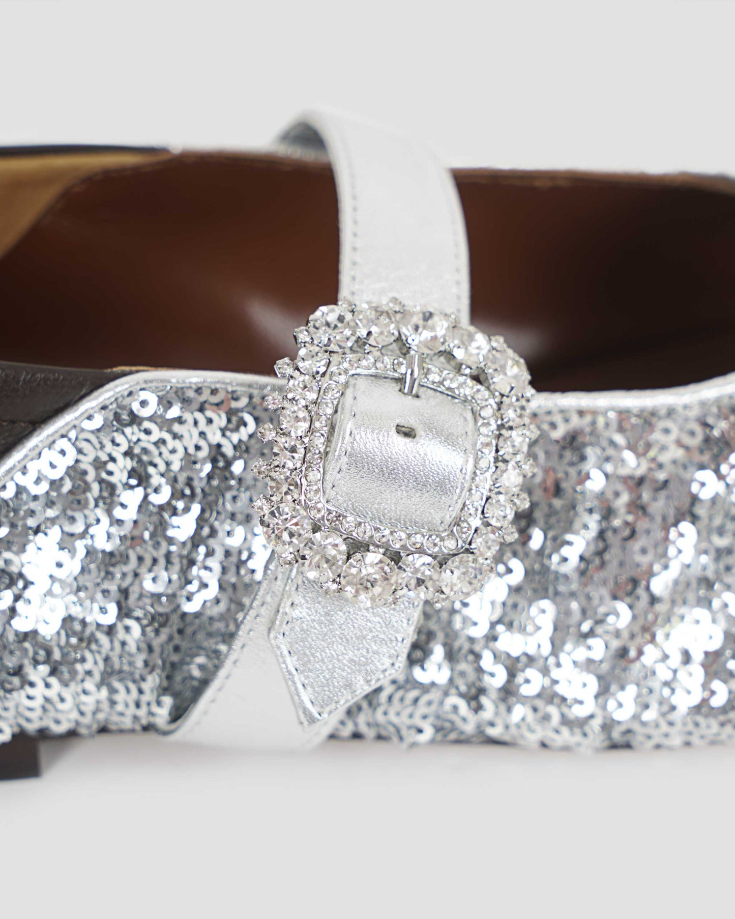 The Glide Slipper in Silver
