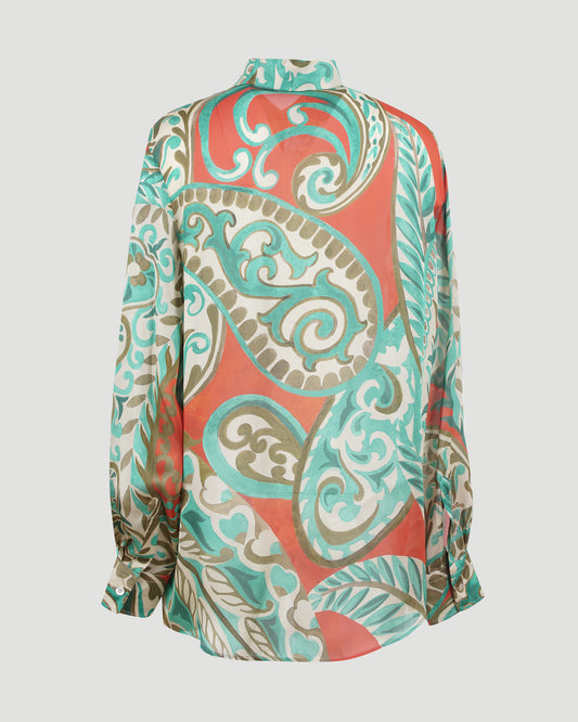 Printed Silk Shirt