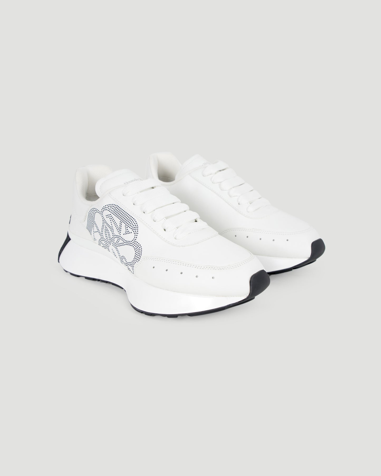 Sprint Runner in White, Black and Silver