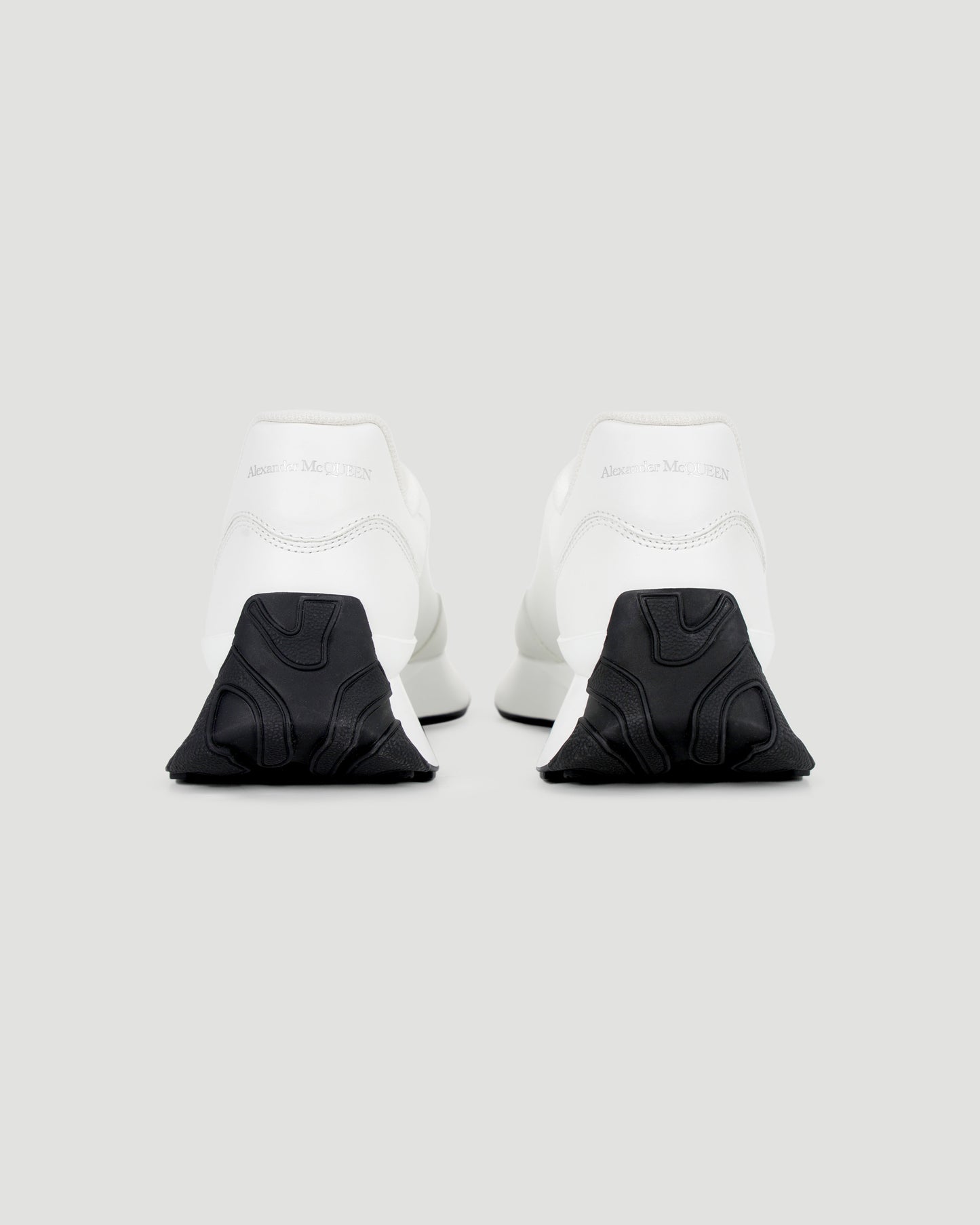 Sprint Runner in White, Black and Silver