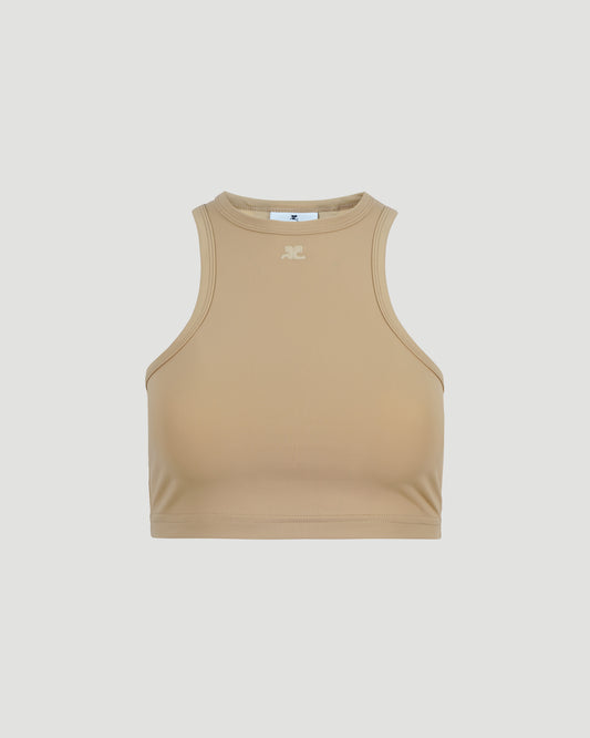 Scuba Bra Top in Dune