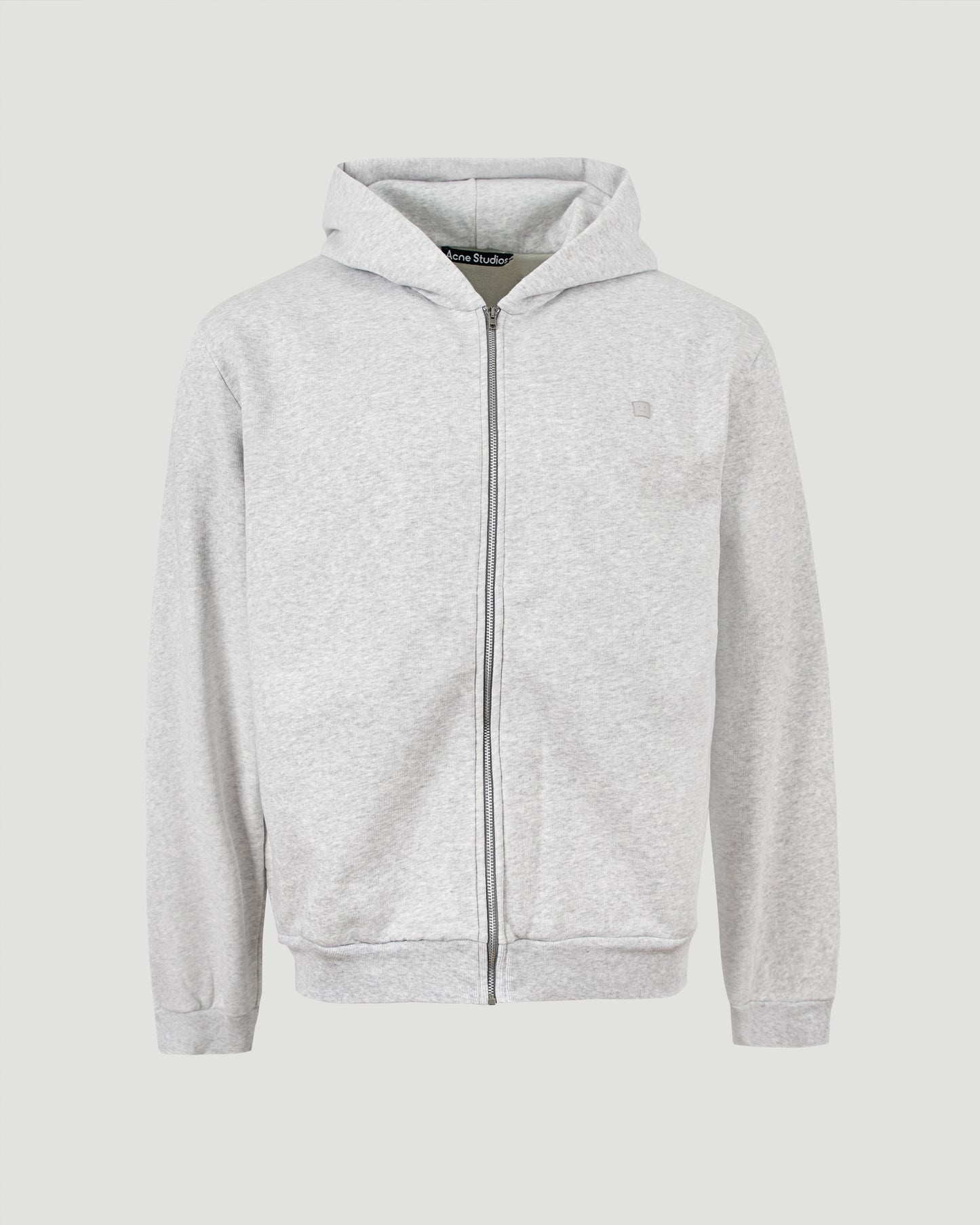 Hooded Zipper Sweater in Grey