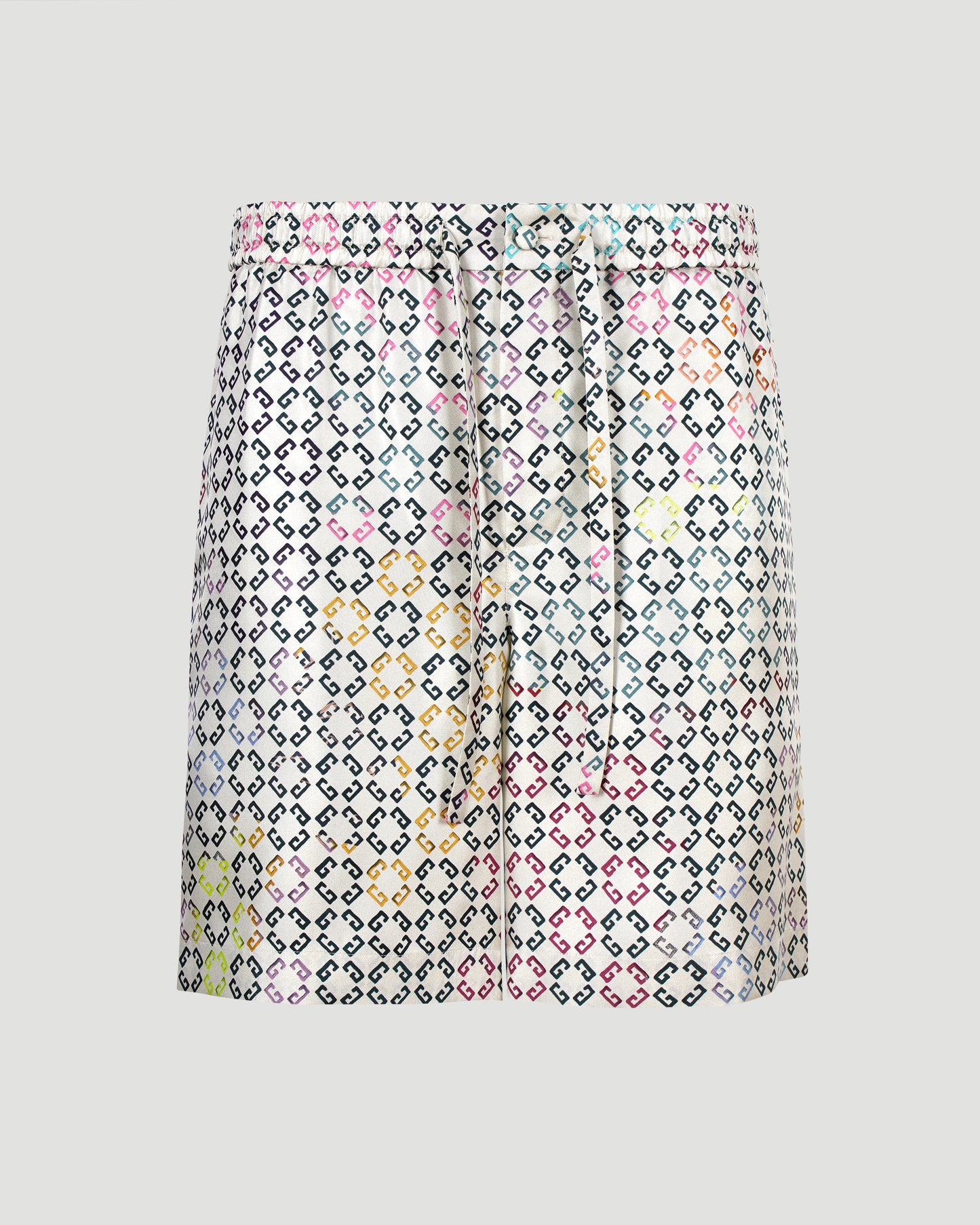 Multicolor Logo Print Shorts