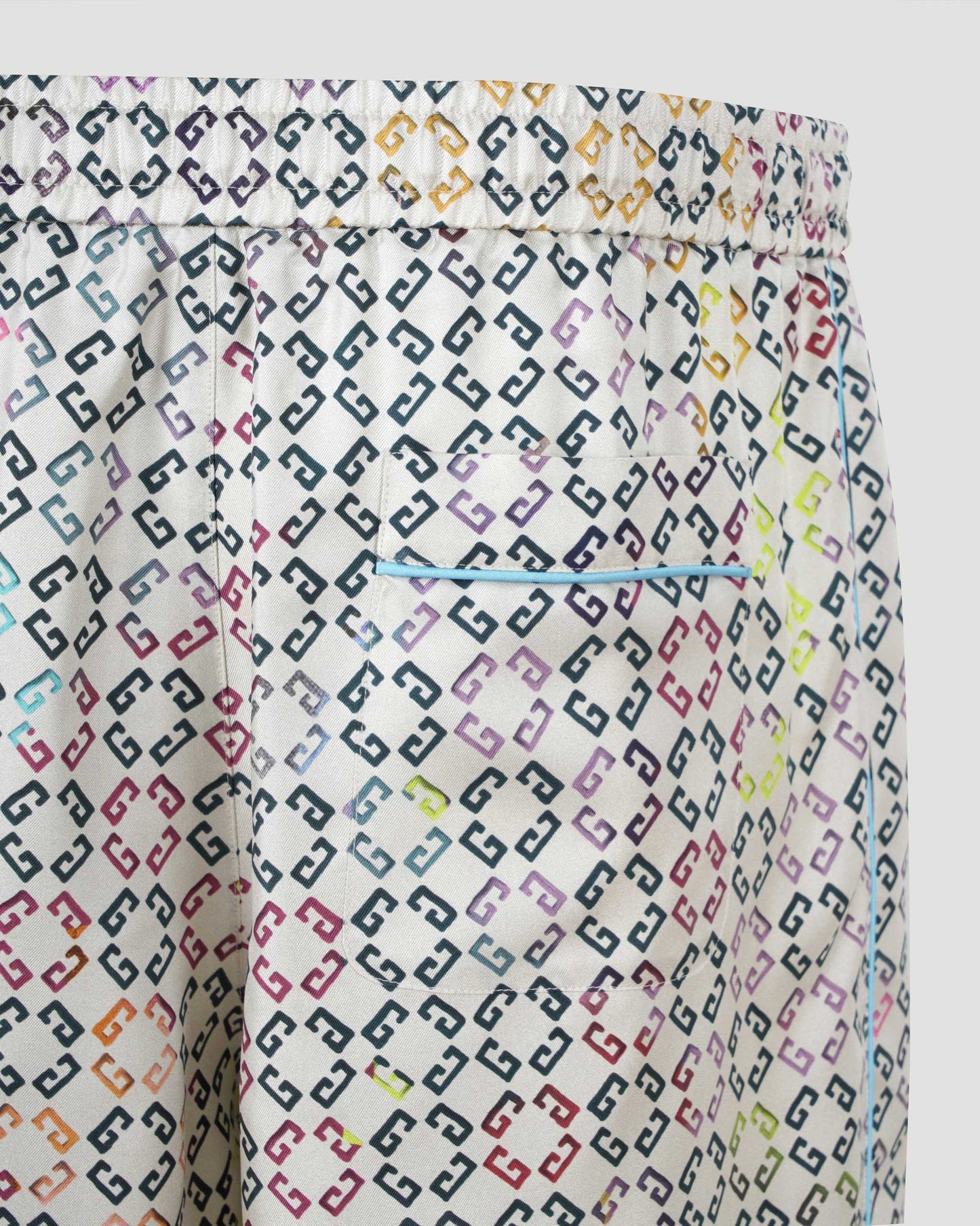 Multicolor Logo Print Shorts