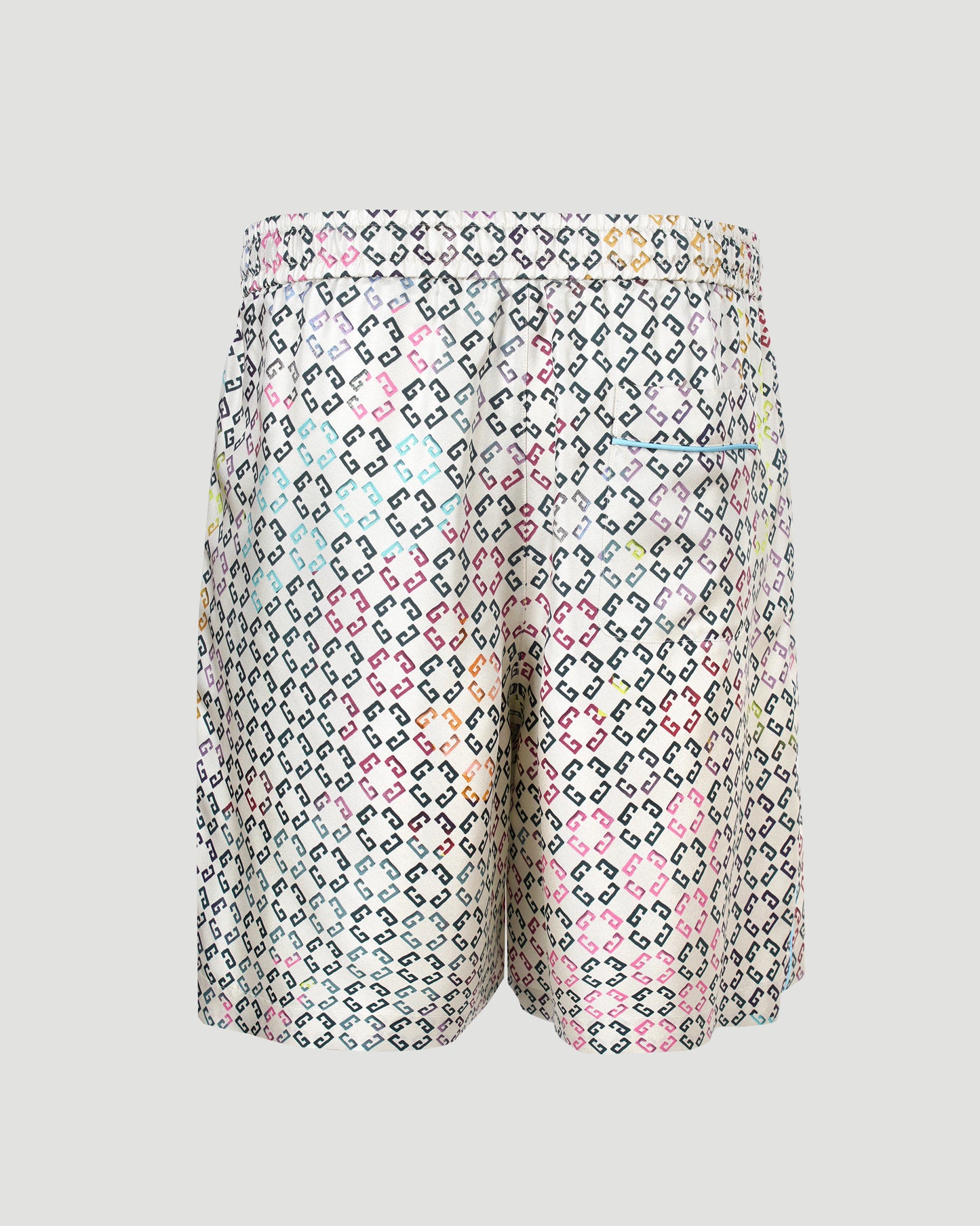 Multicolor Logo Print Shorts