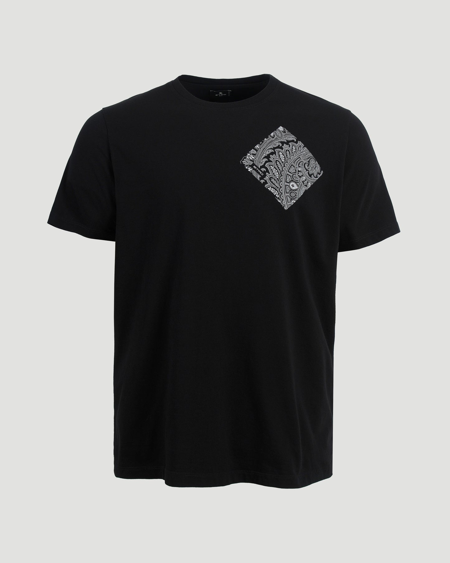 COTTON T-SHIRT IN BLACK