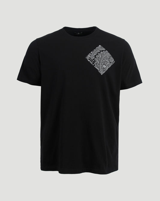 COTTON T-SHIRT IN BLACK