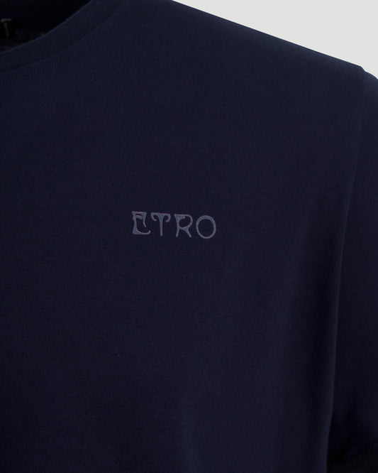 COTTON T-SHIRT IN NAVY