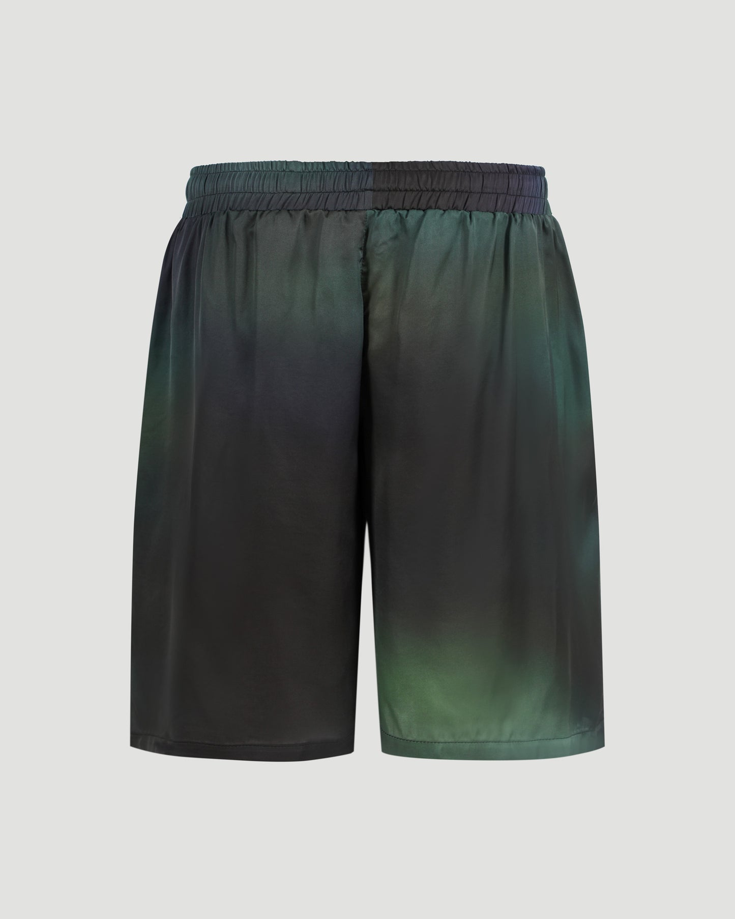 Printed Shorts in Dark Green