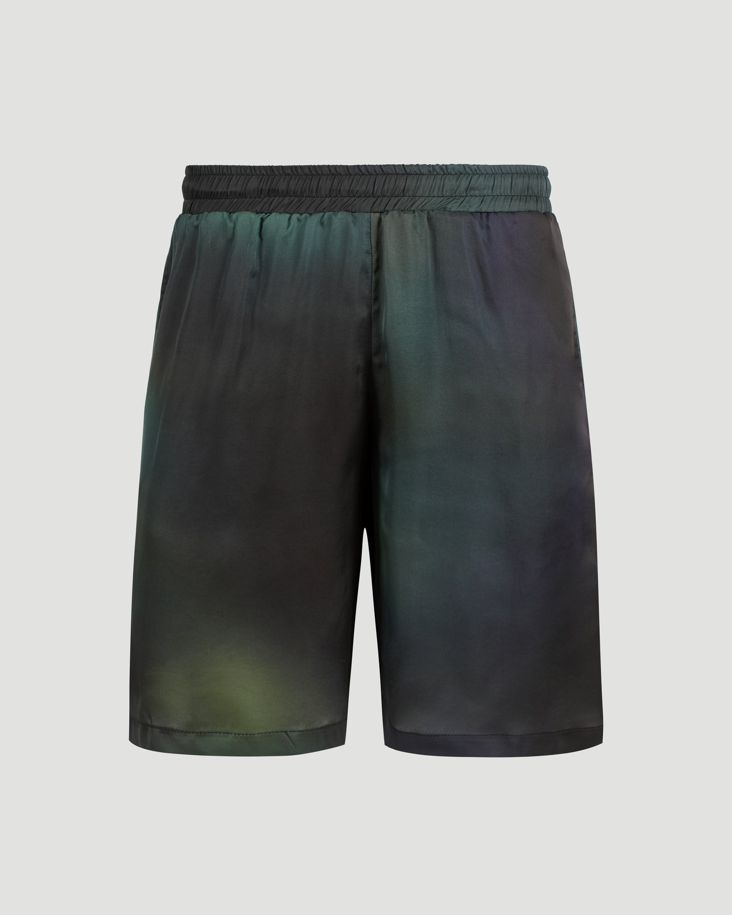 Printed Shorts in Dark Green