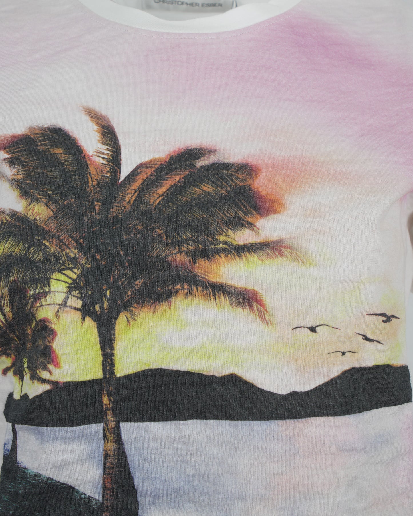 Lost Souvenir-print crushed cotton T-shirt