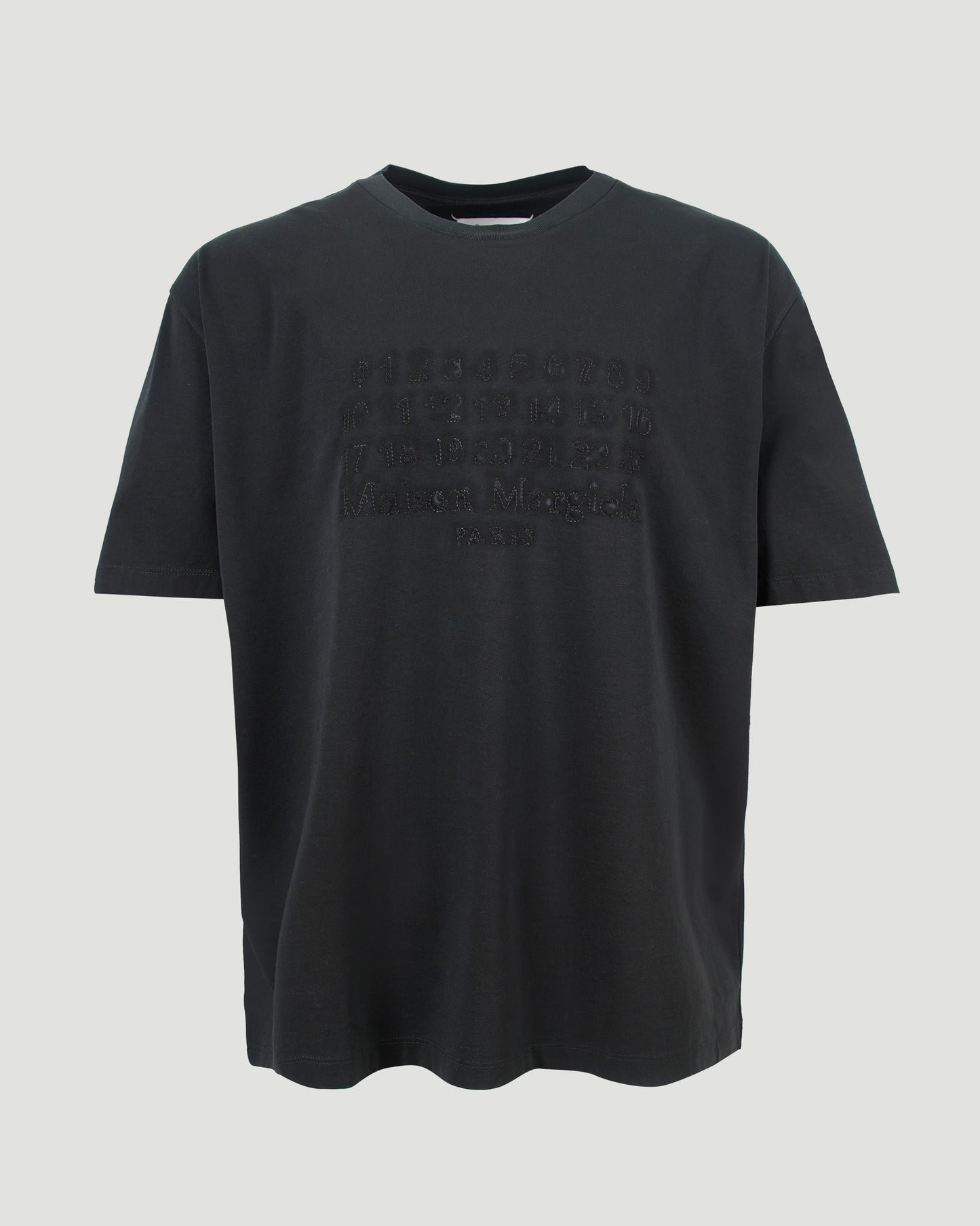 Embroidered Logo T-Shirt in Black