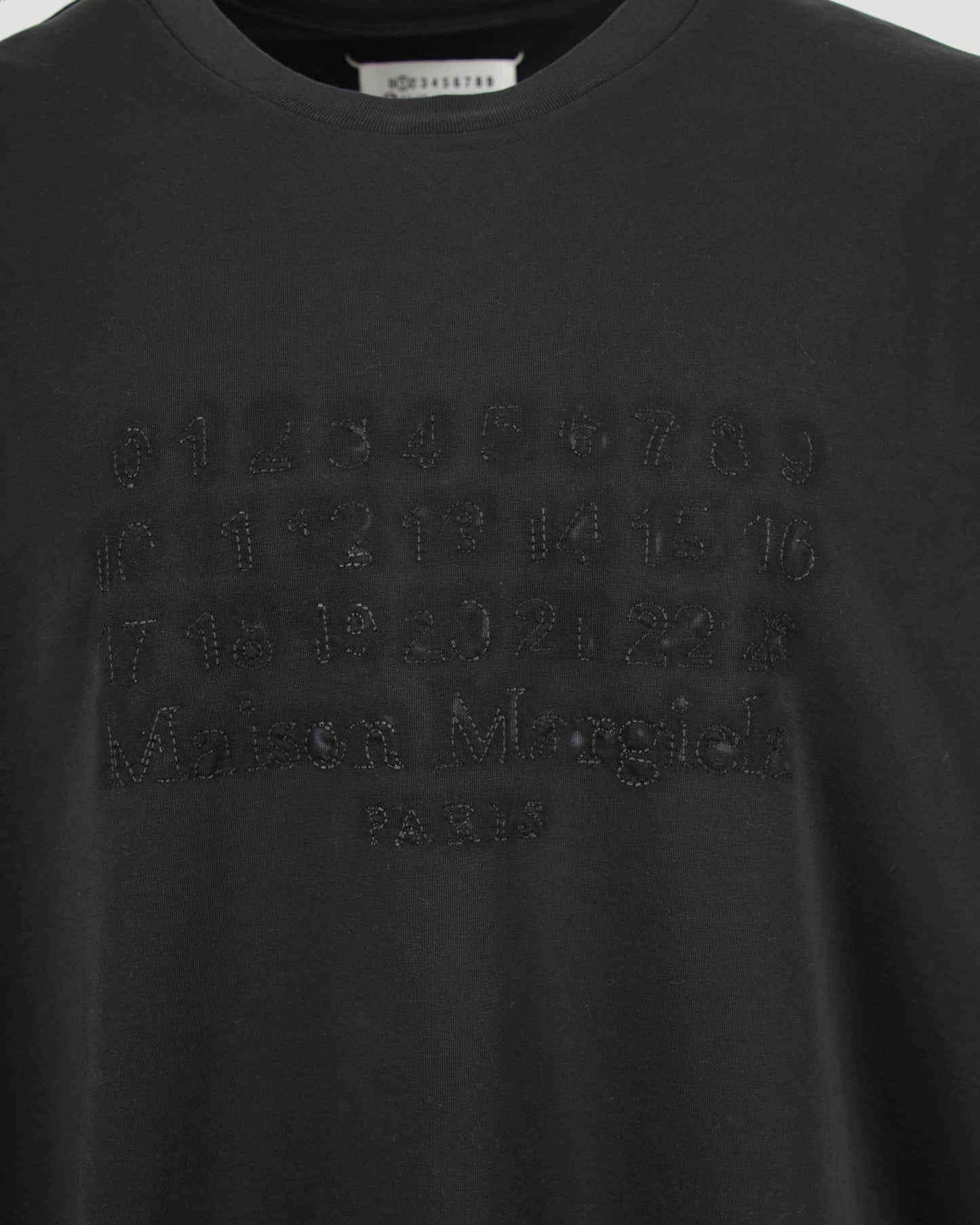 Embroidered Logo T-Shirt in Black