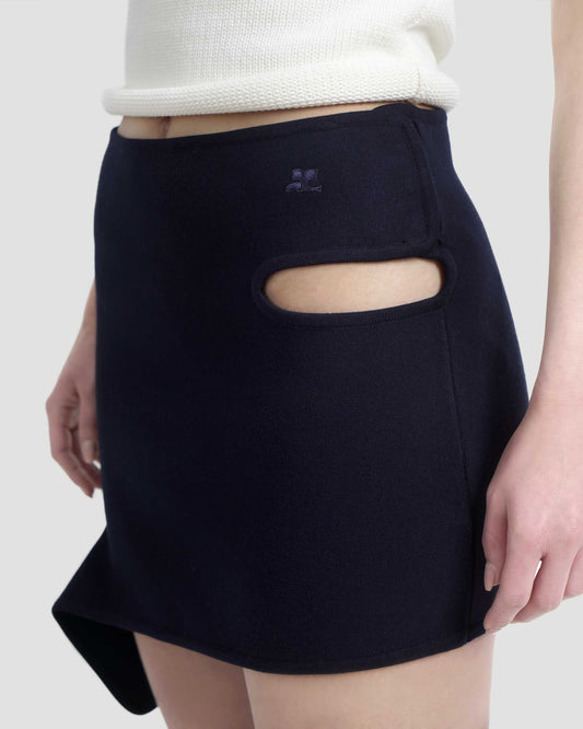 Loop Knit Mini Skirt