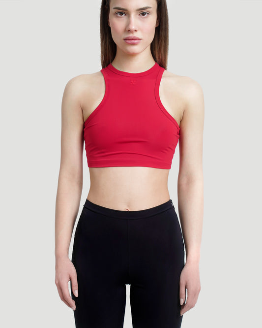 Scuba Bra Top in Ruby