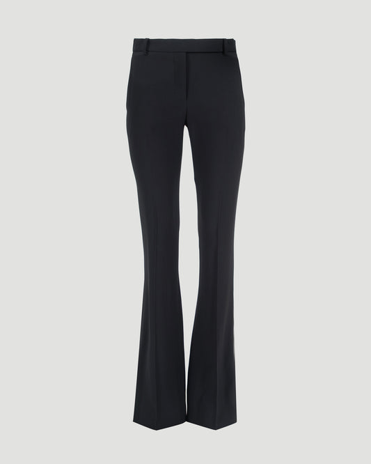 Bootcut Tailored Trousers in Black