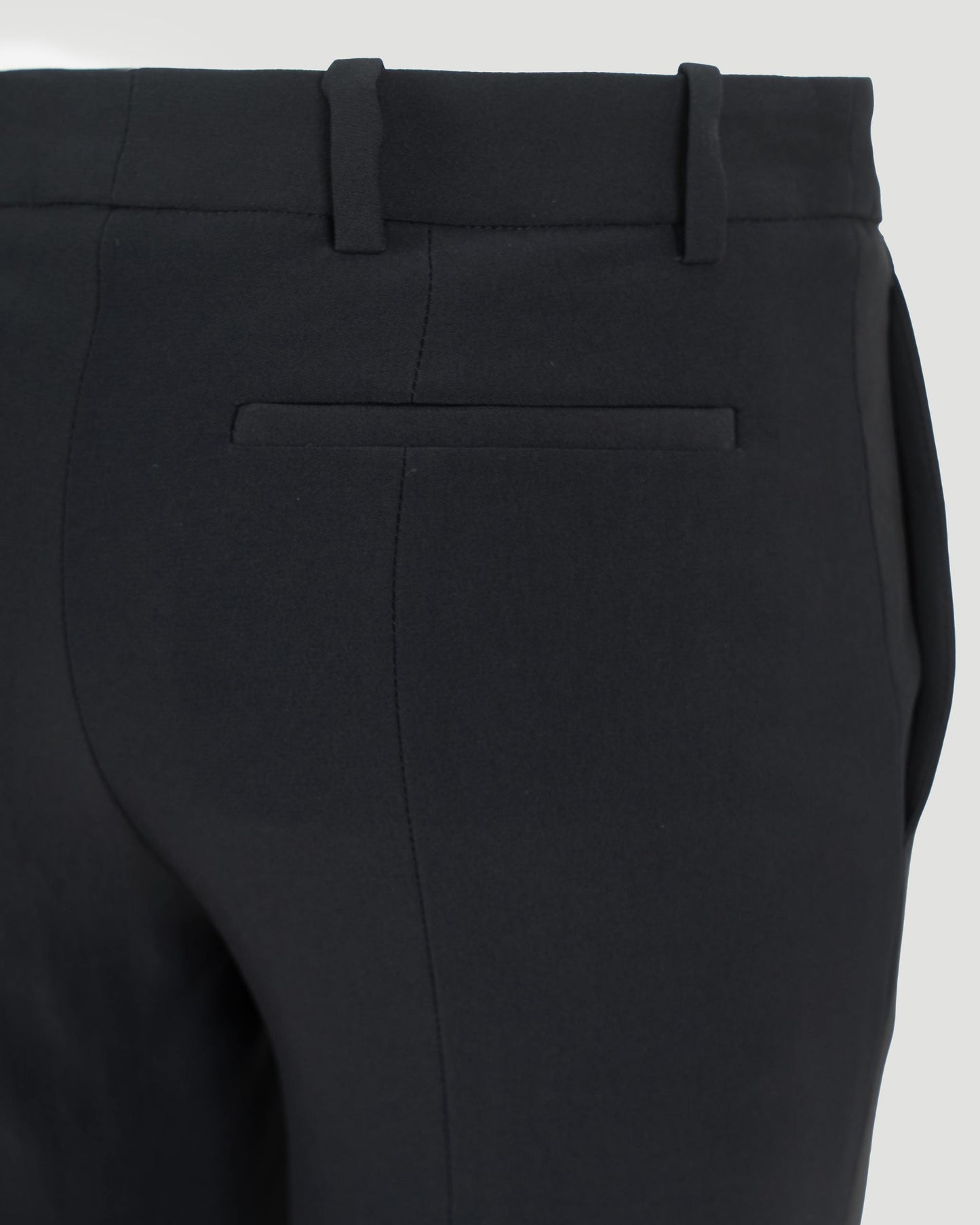 Bootcut Tailored Trousers in Black
