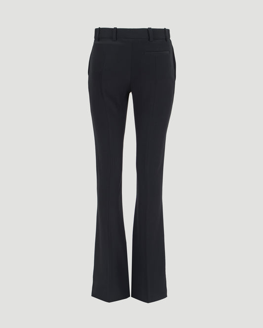 Bootcut Tailored Trousers in Black