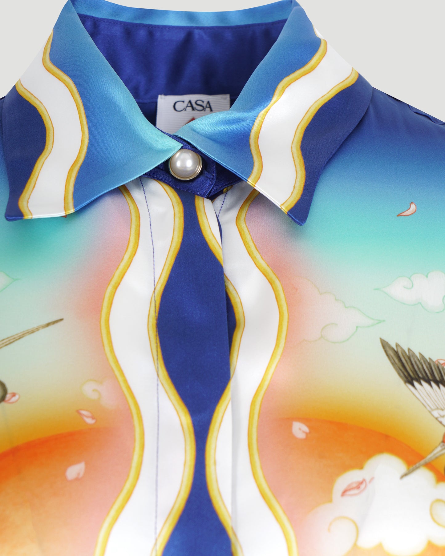 Shirt-Dress in Silk Twill