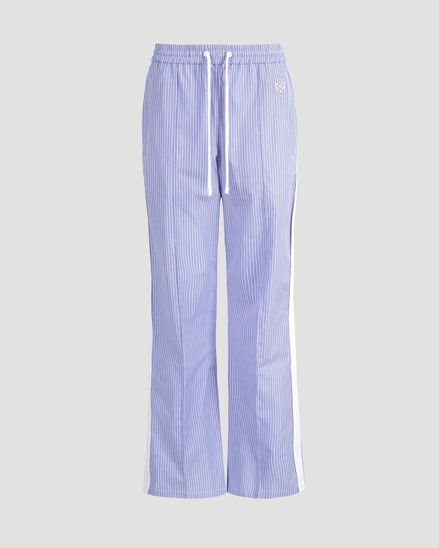 Tracksuit trousers in striped cotton