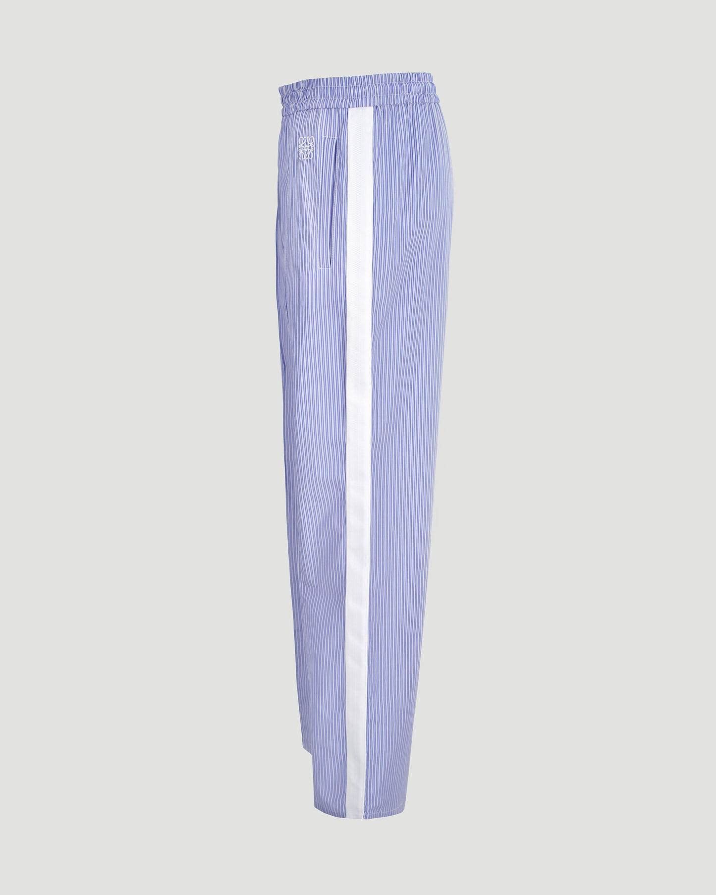 Tracksuit trousers in striped cotton