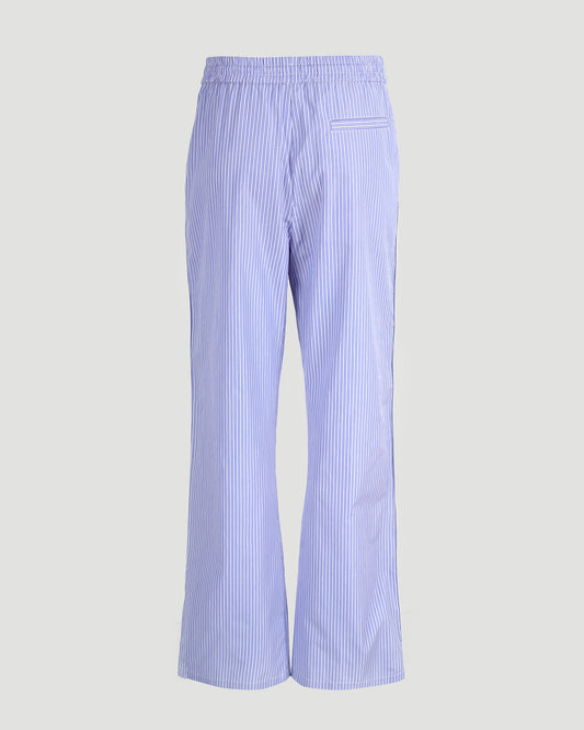 Tracksuit trousers in striped cotton