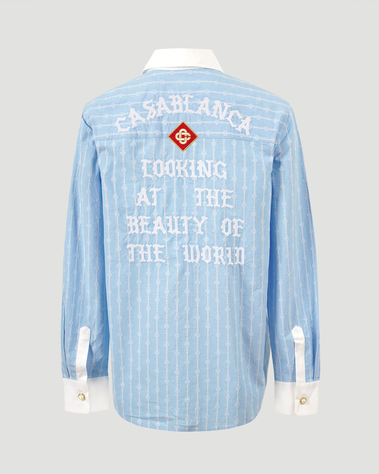 Pinstripe Laurel Long Sleeve Shirt