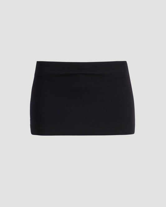 MINI CYCLING SKIRT IN BLACK