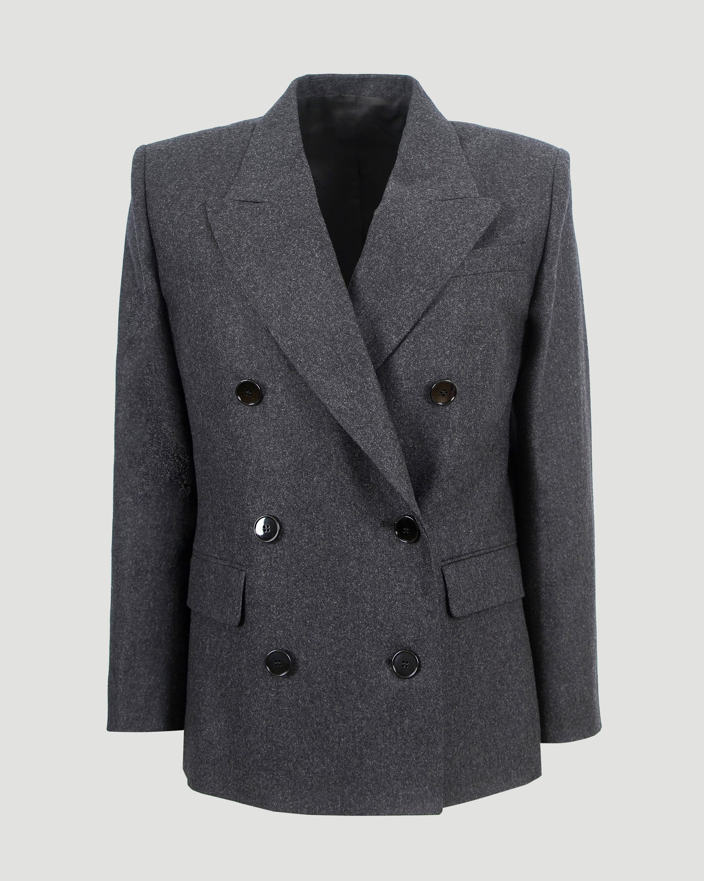 Wool Blazer in Anthracite Grey