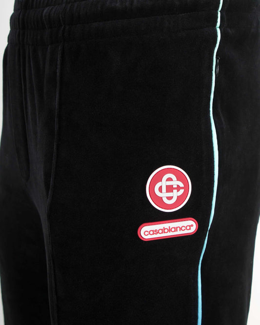 Gradient Piping Velour Track Pants