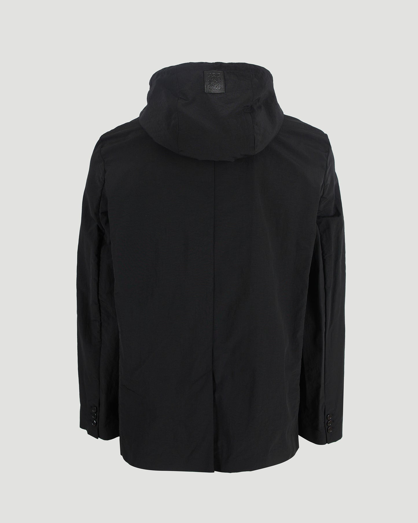 Hooded jacket in nylon