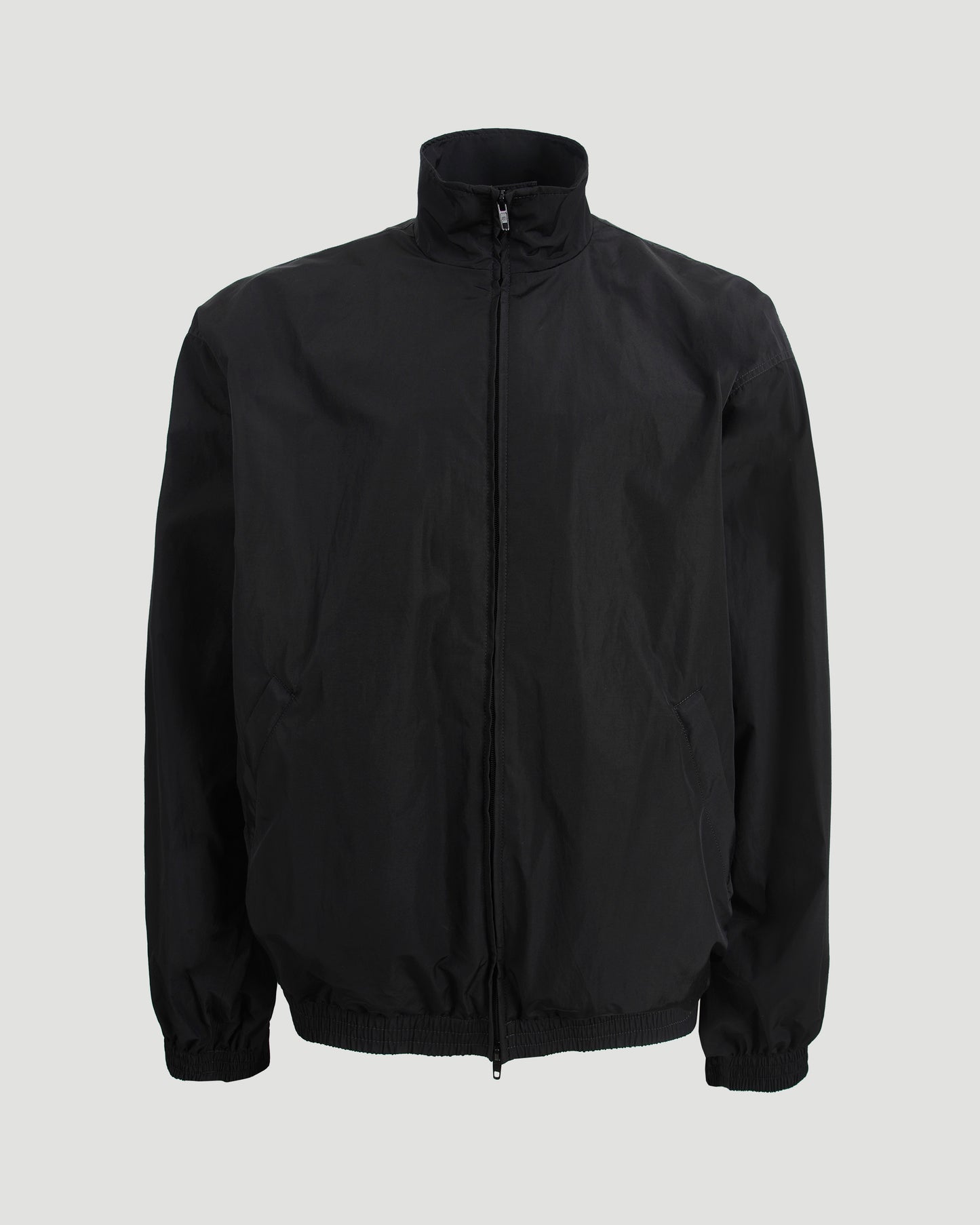 Black Jacket With Tape Logo