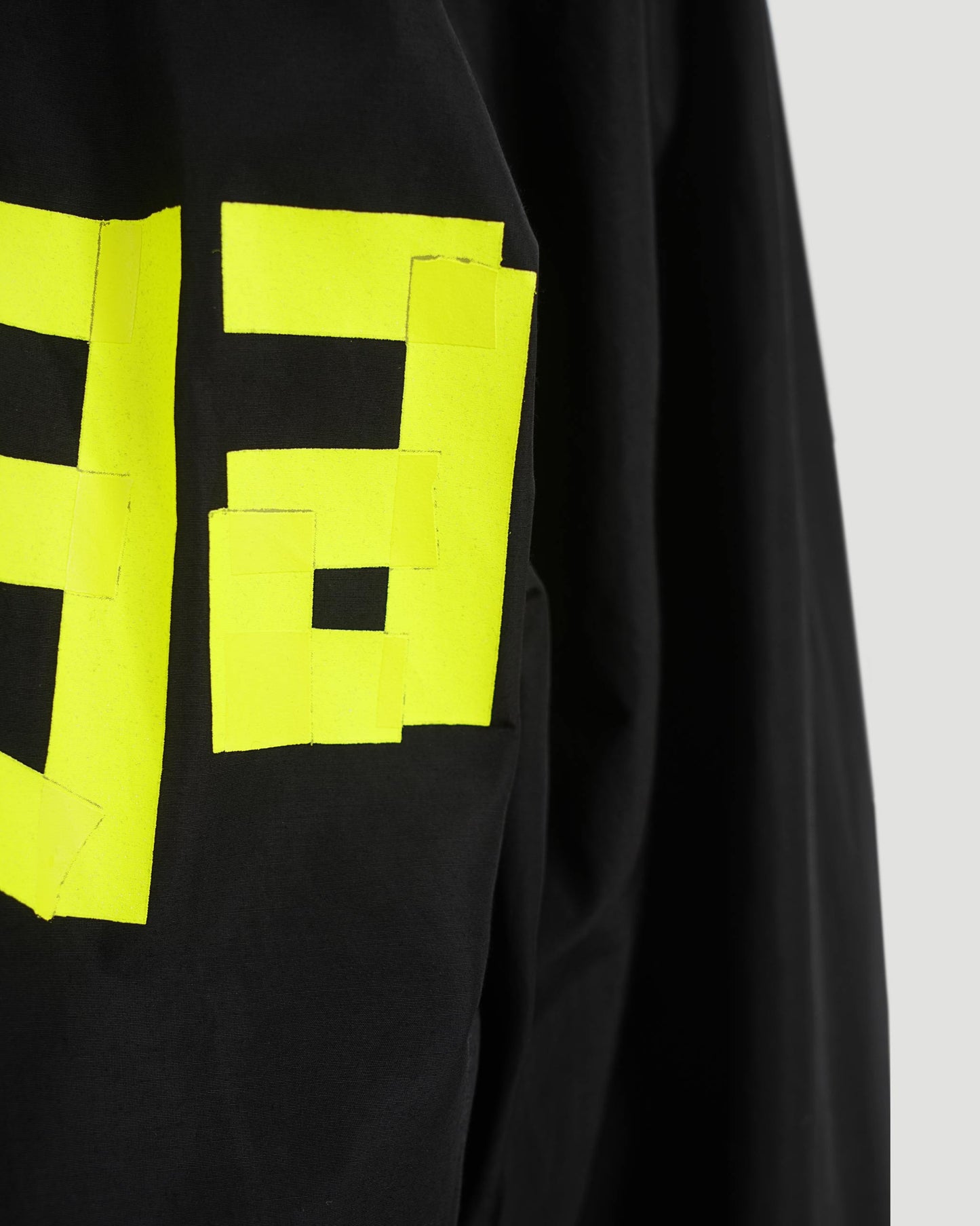 Black Jacket With Tape Logo