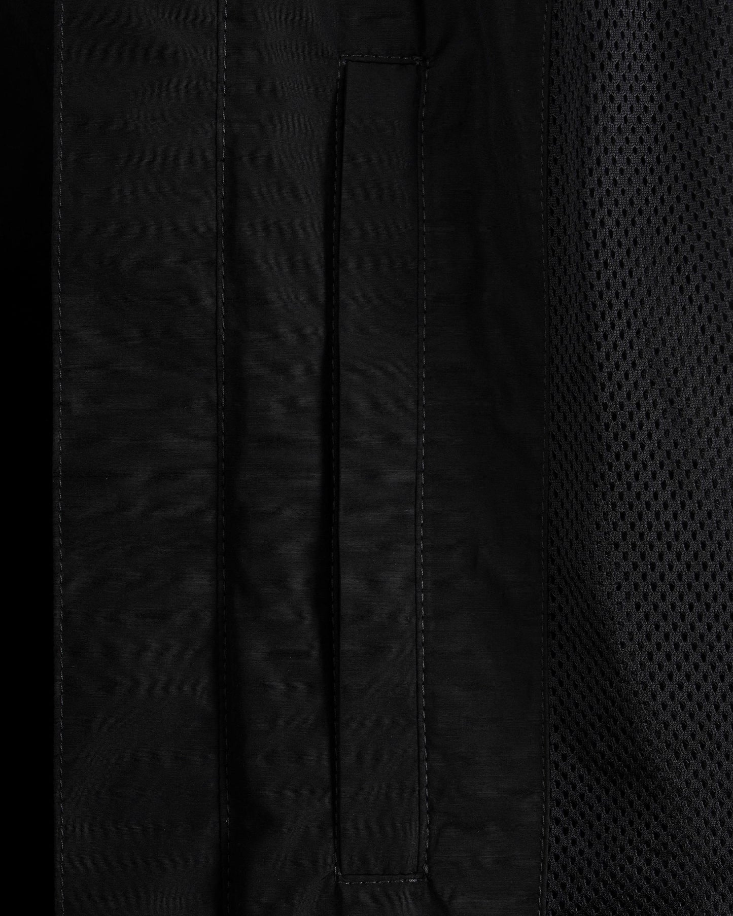 Black Jacket With Tape Logo