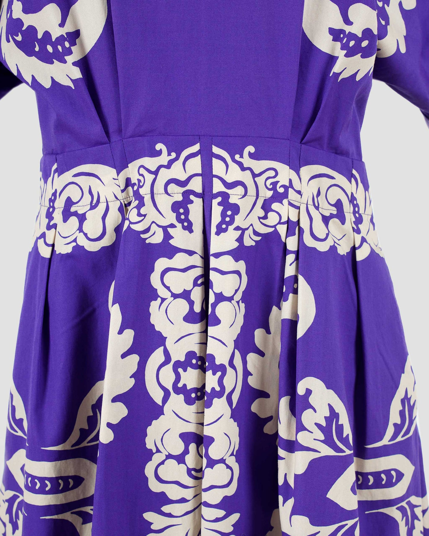 Printed Cotton Midi Dress