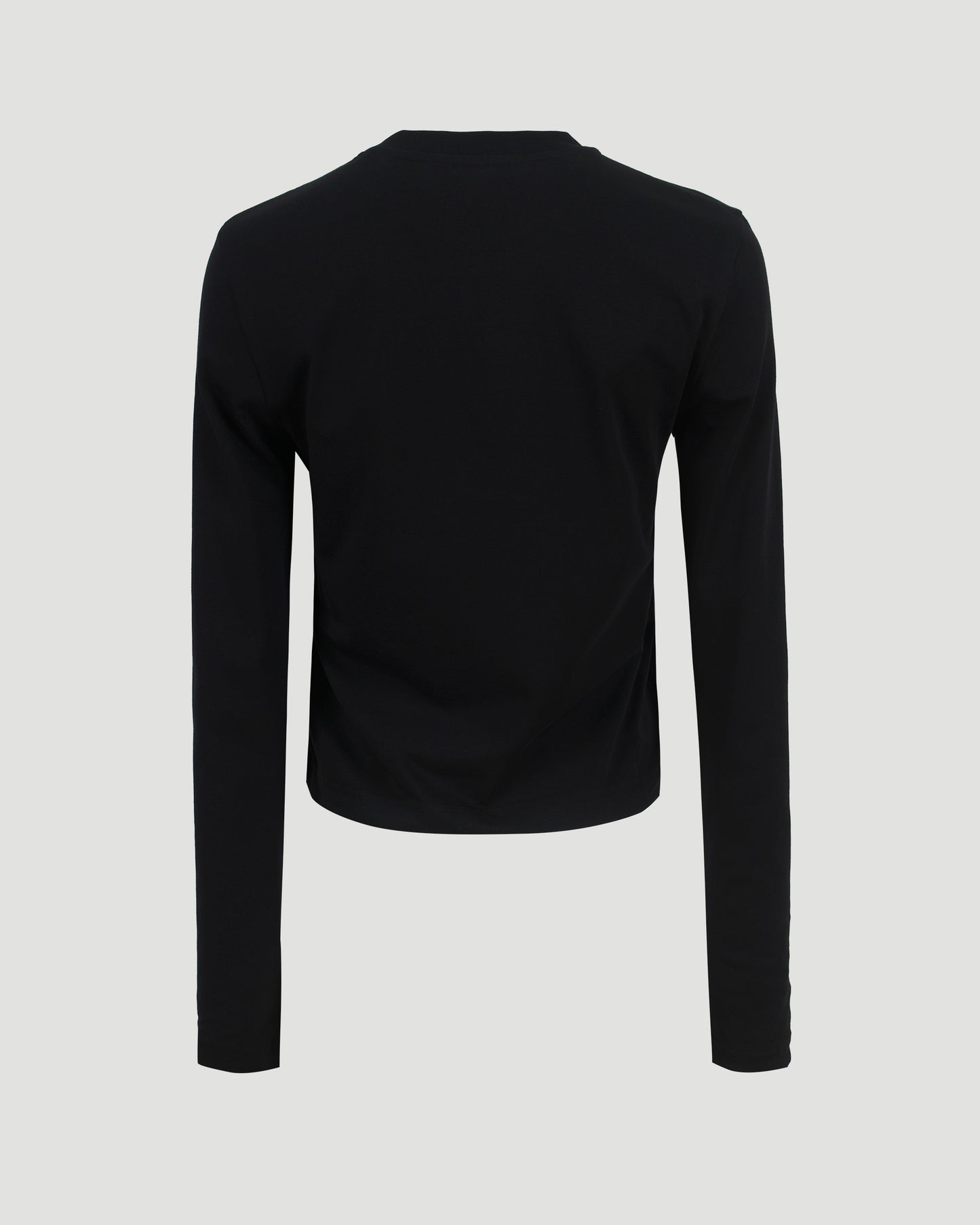The Gros Grain Long-Sleeved T-Shirt in Black