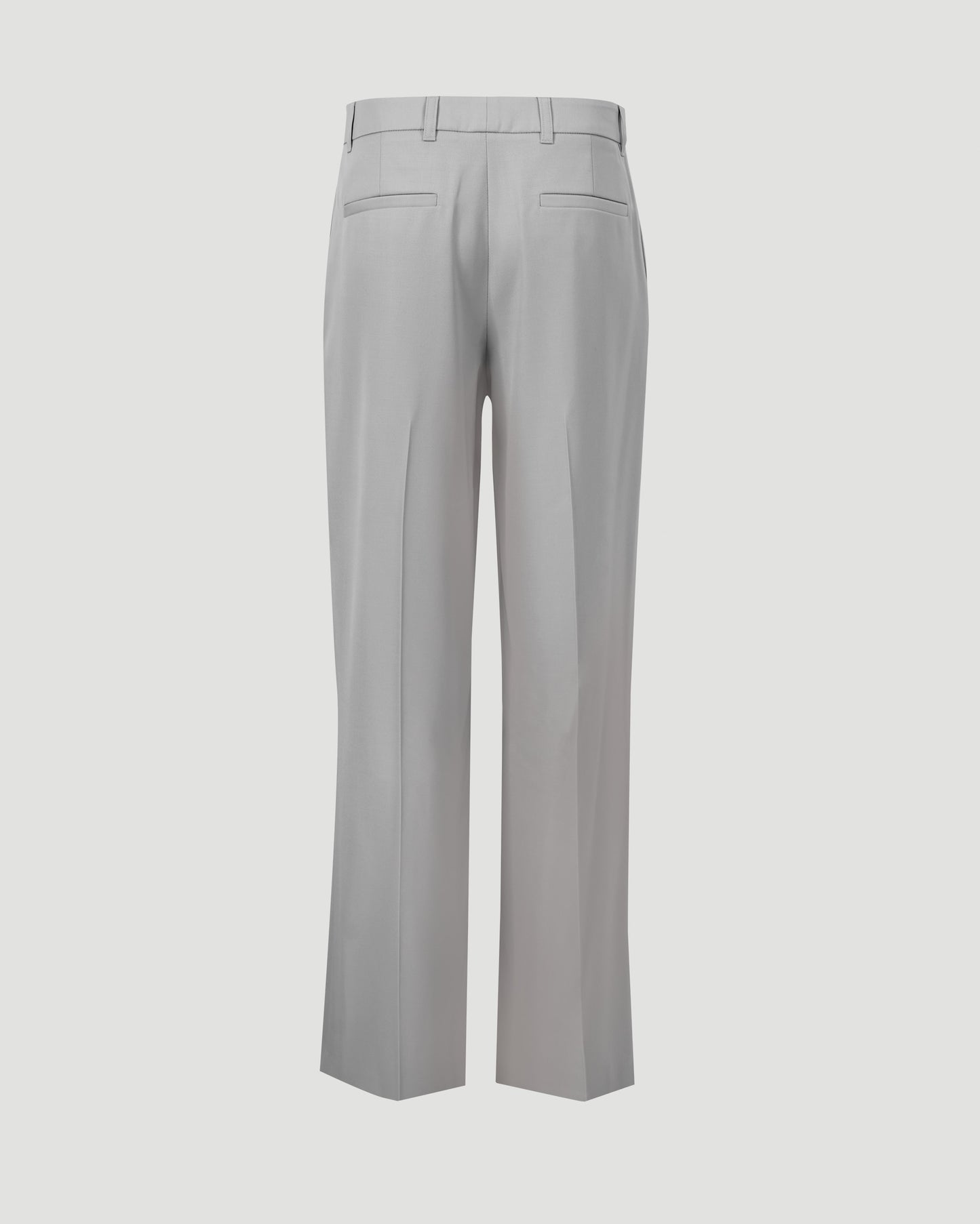 Wool Triple Pleat Tailored Trousers