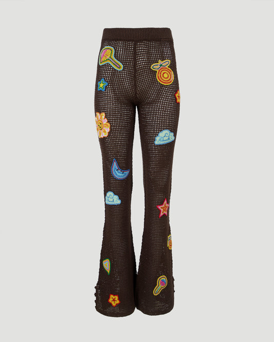 Motif Crochet Trousers