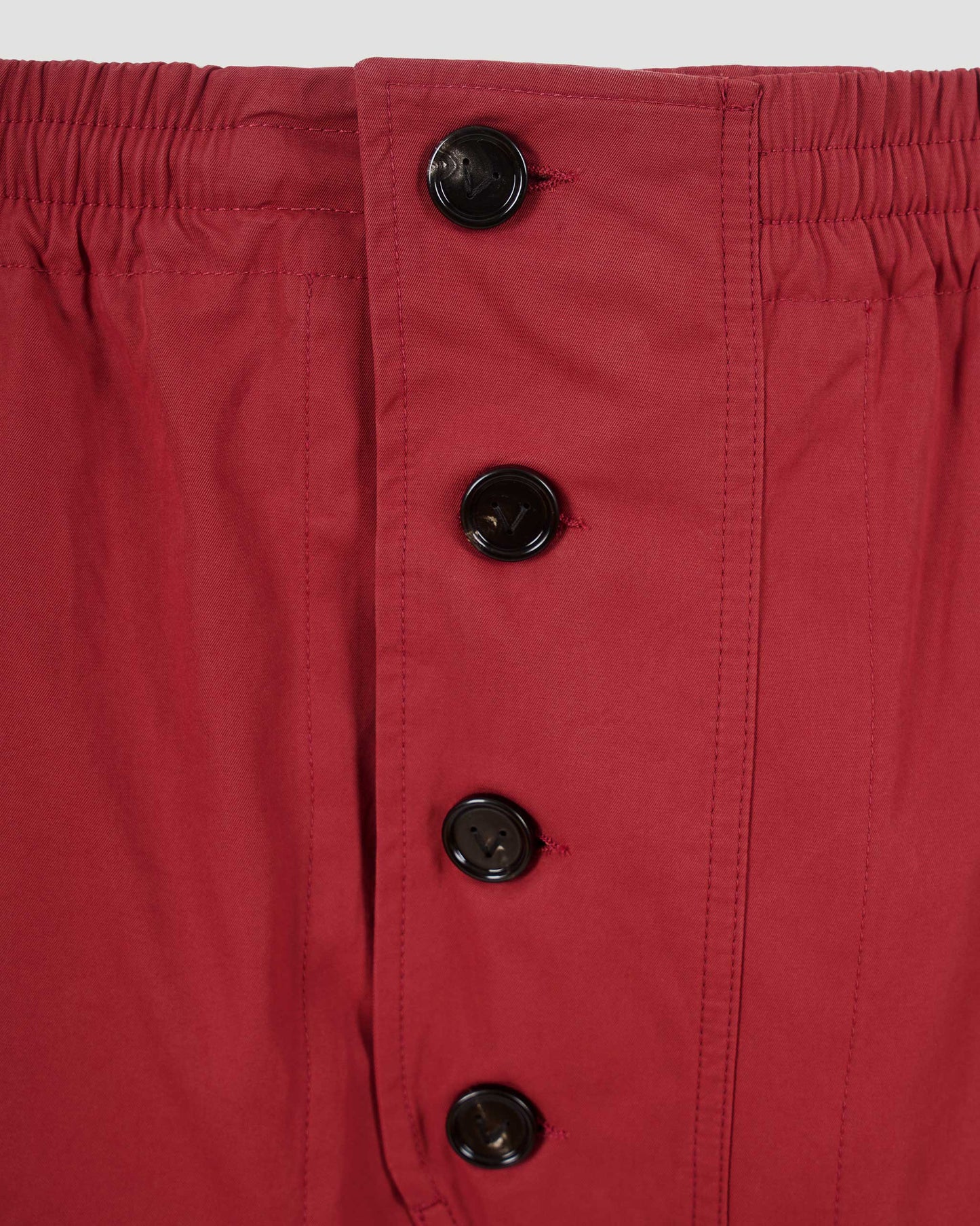 Light Cotton Twill Shorts in Rosewood
