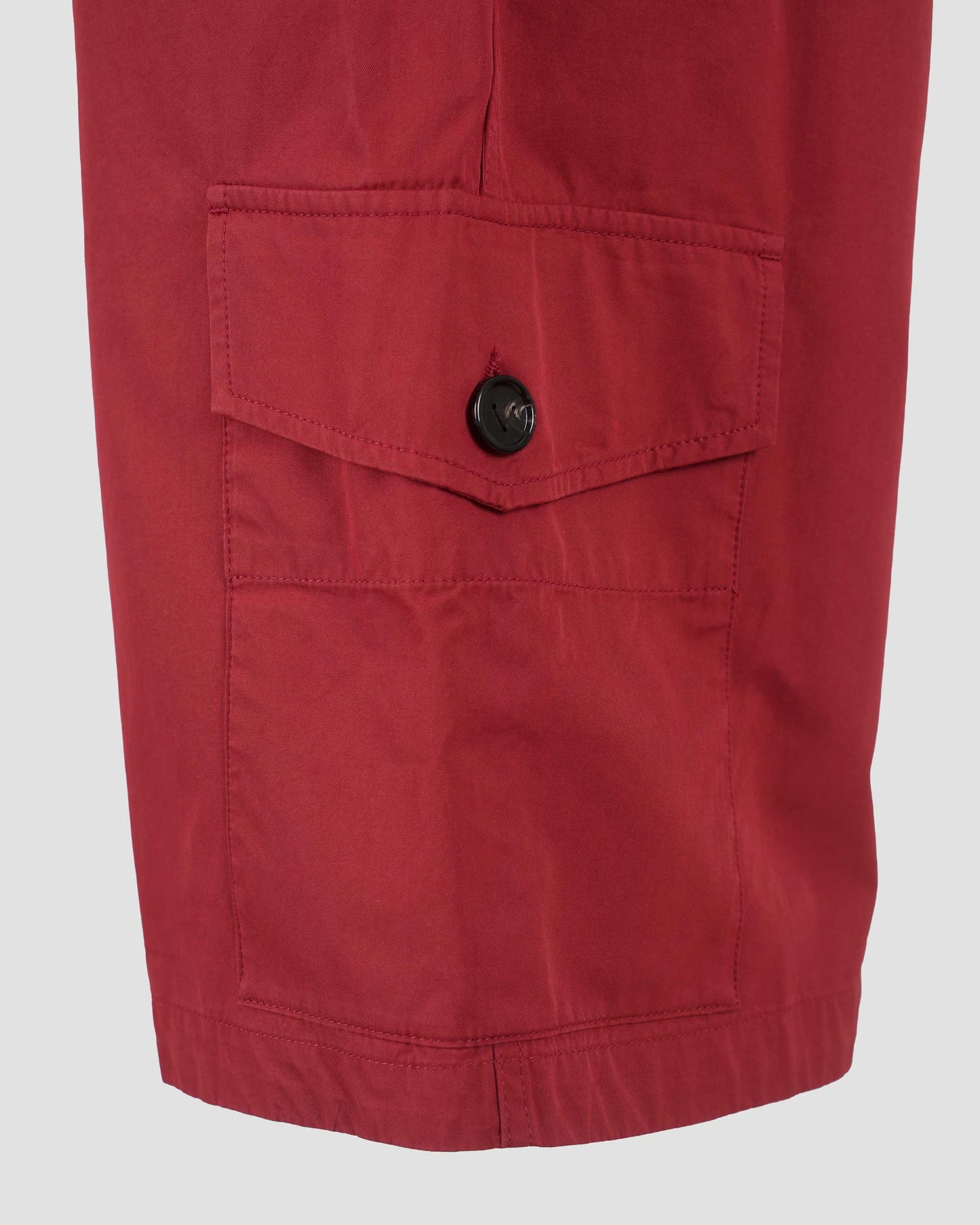 Light Cotton Twill Shorts in Rosewood
