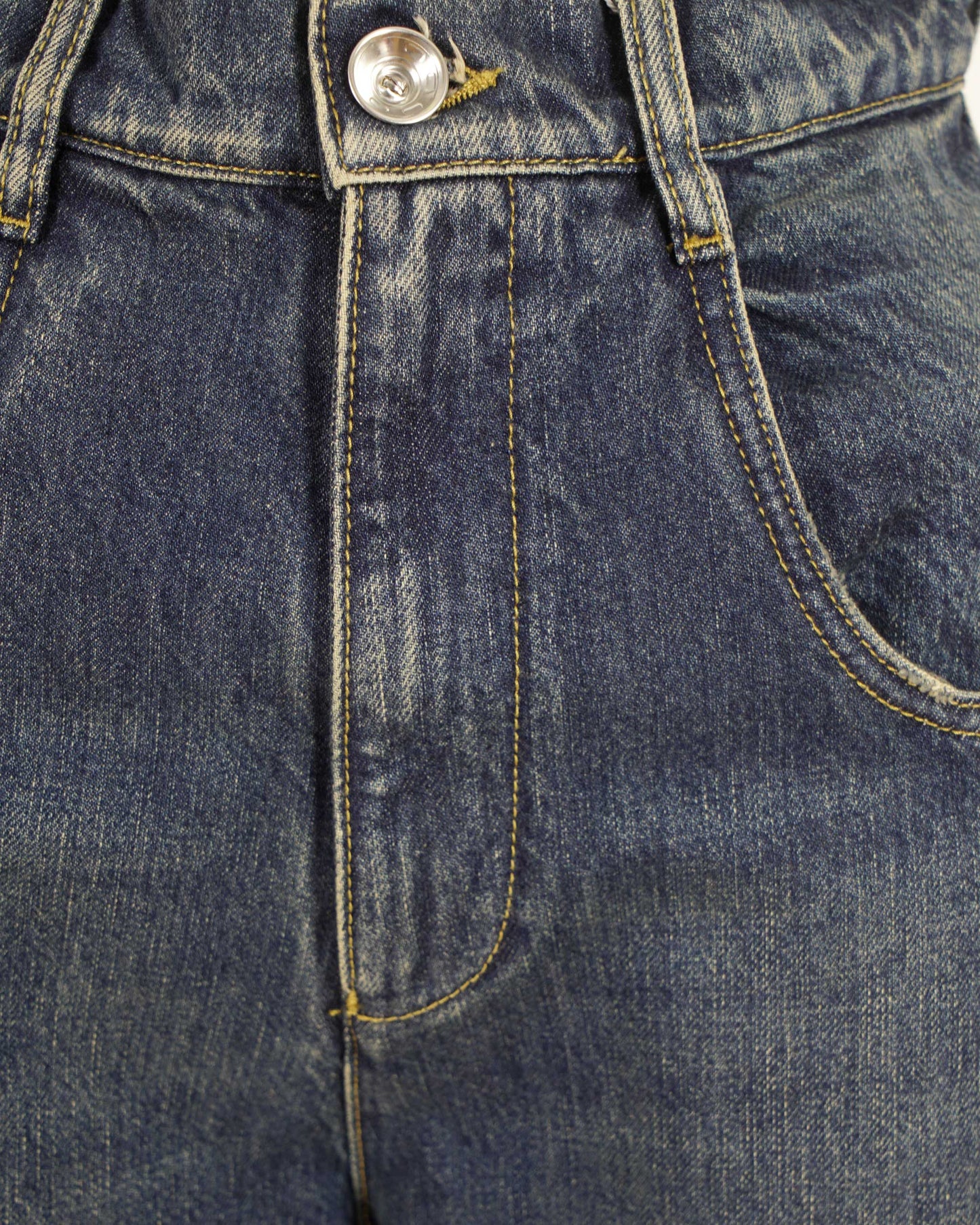 Cut-Out Jeans in Blue