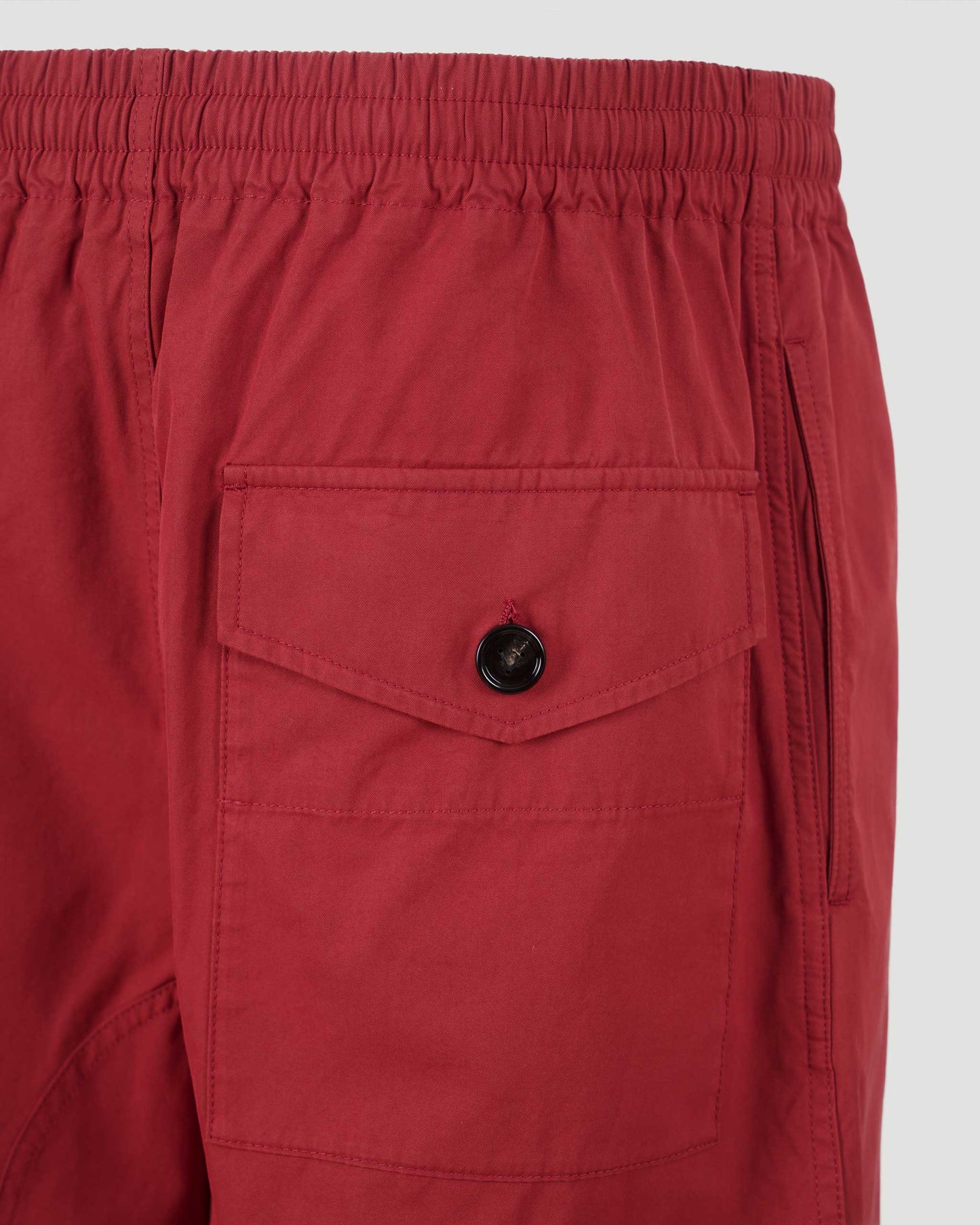 Light Cotton Twill Shorts in Rosewood
