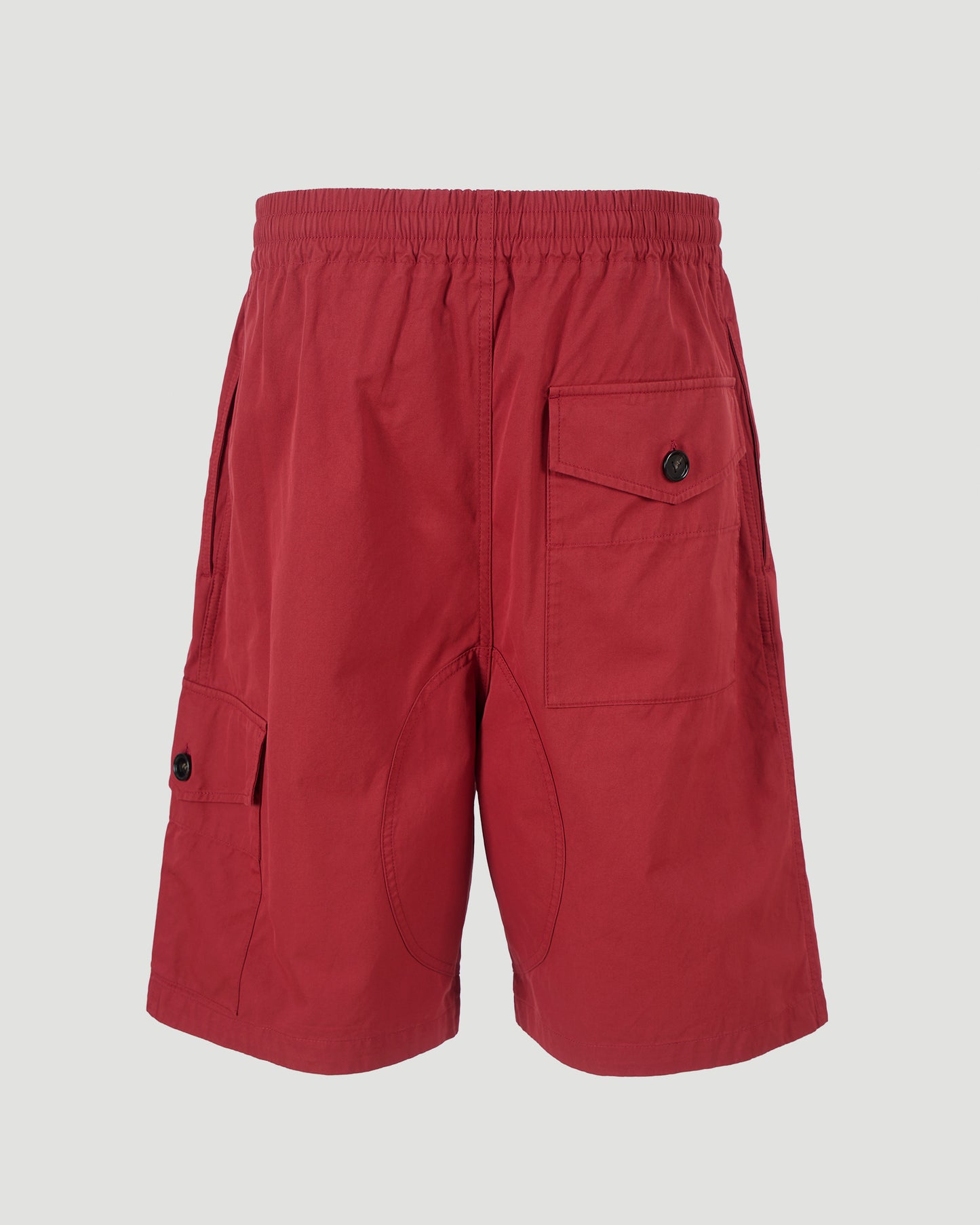 Light Cotton Twill Shorts in Rosewood