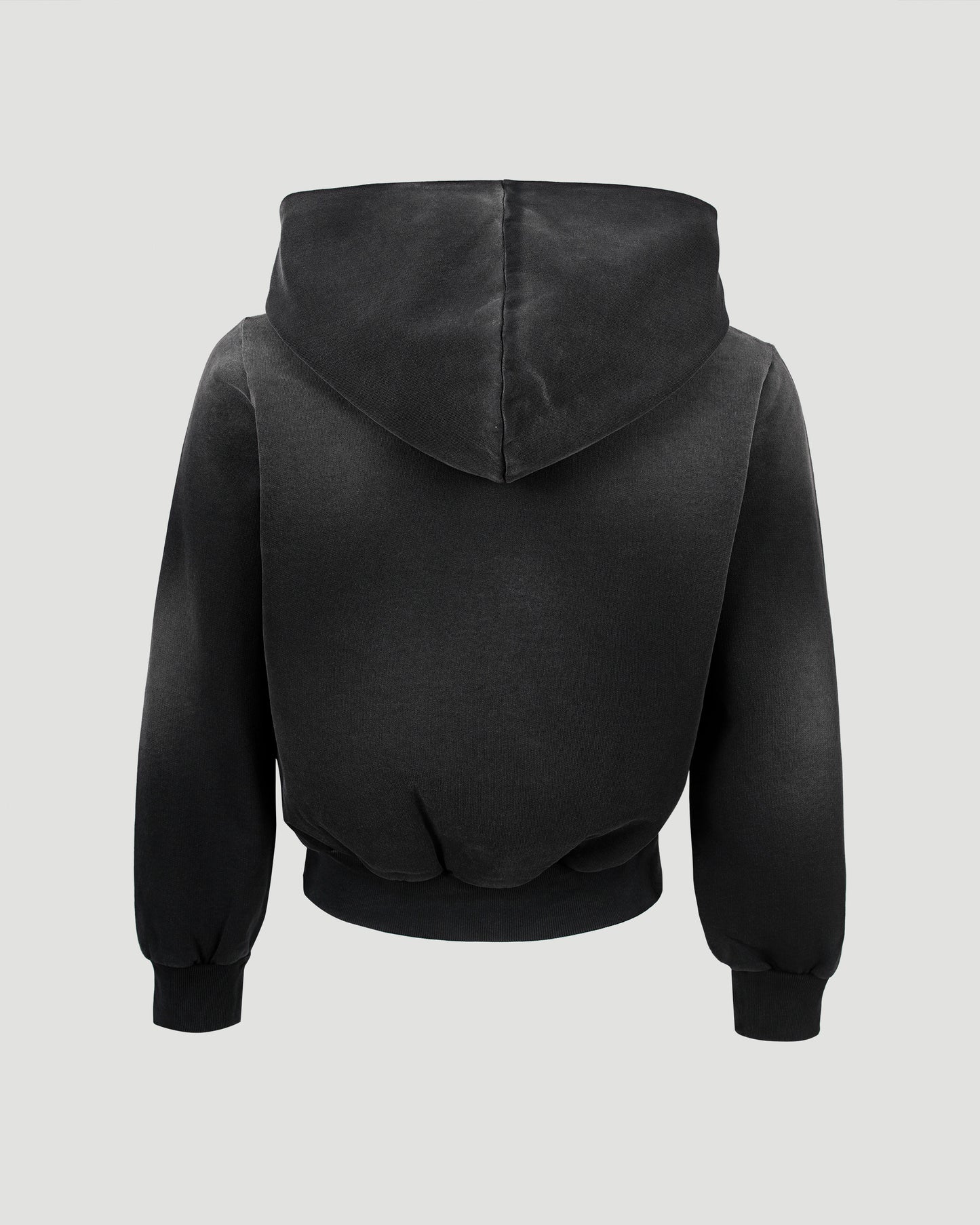 Alexander Wang Shrunken Cotton Terry Cardigan in Black — product photo 3