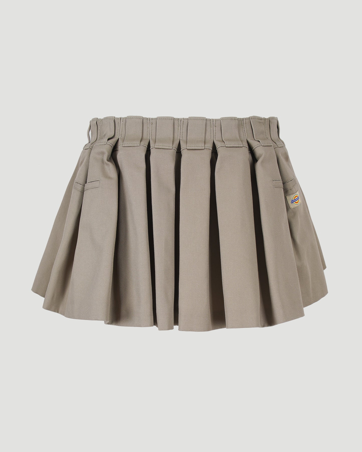 Box-Pleated Mini Skirt