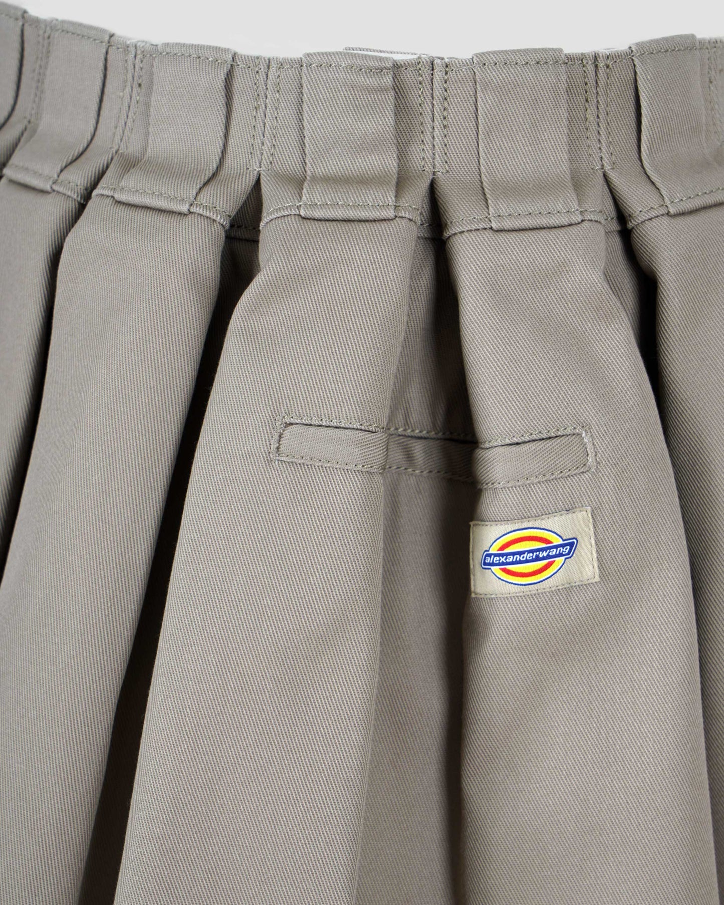 Box-Pleated Mini Skirt