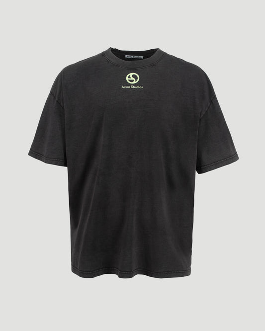 Logo T-Shirt in Faded Black