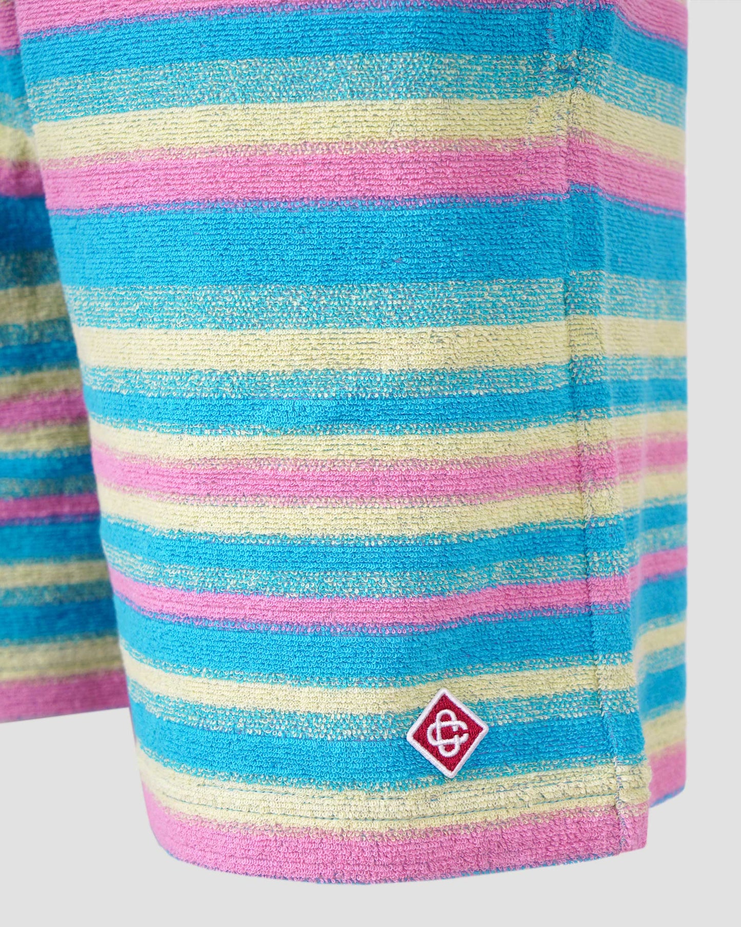 Stripe Towelling Polo Shorts