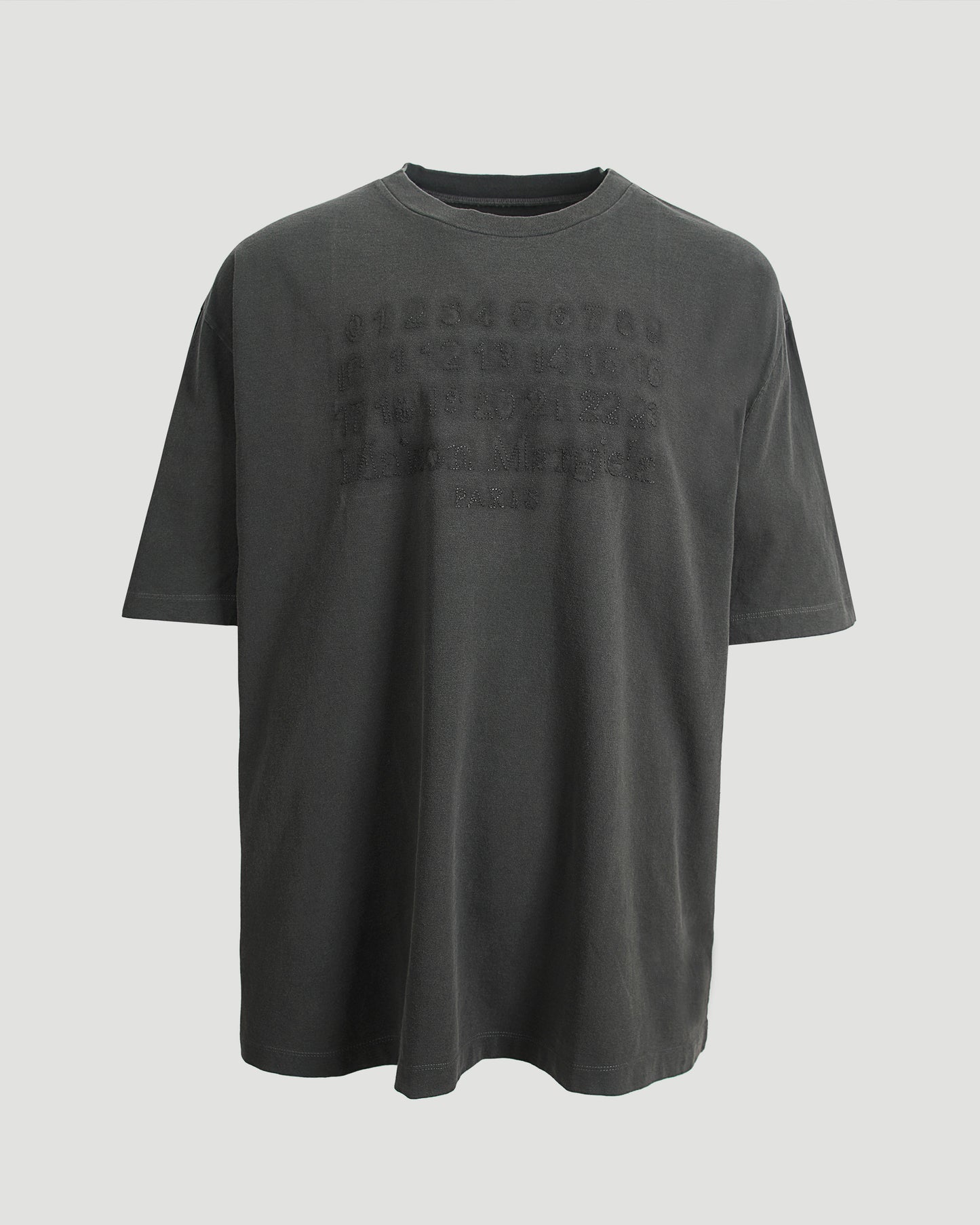 Washed black logo T-shirt